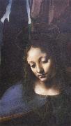 Leonardo  Da Vinci, Detail of Madonna of the Rocks